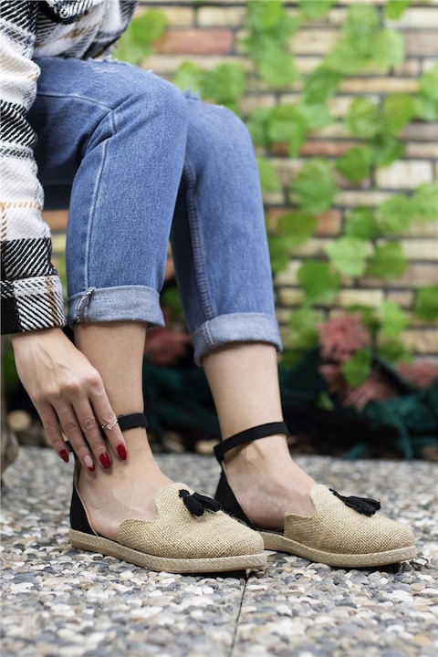 Női cipő, Riccon, fekete, 39-es méret