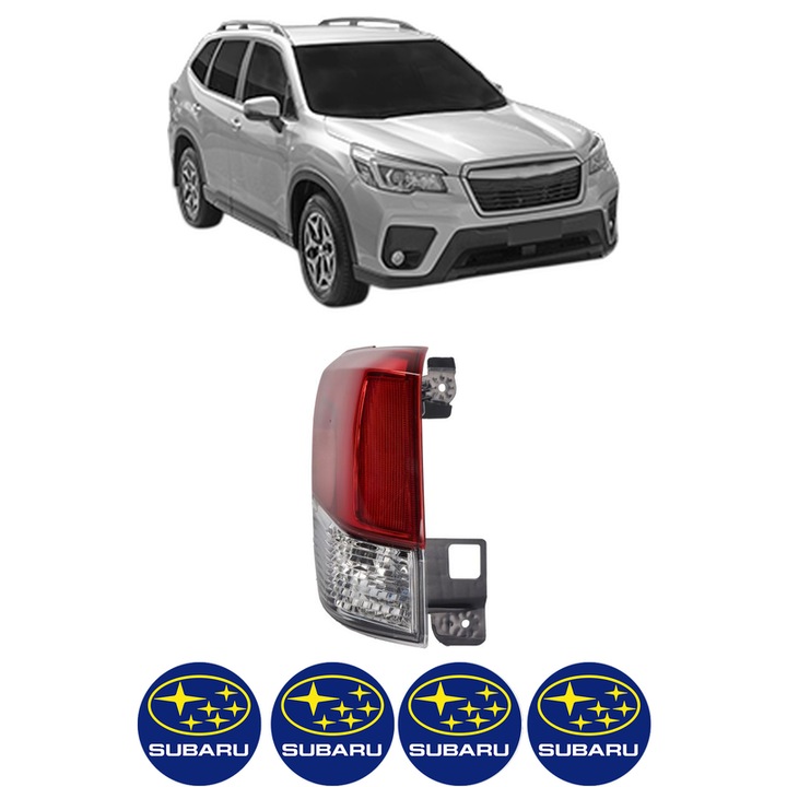 Lampa Stop Spate Stanga SUBARU FORESTER (SK_) din 2018, Auto, TYC, 4x Stickere auto cu SUBARU