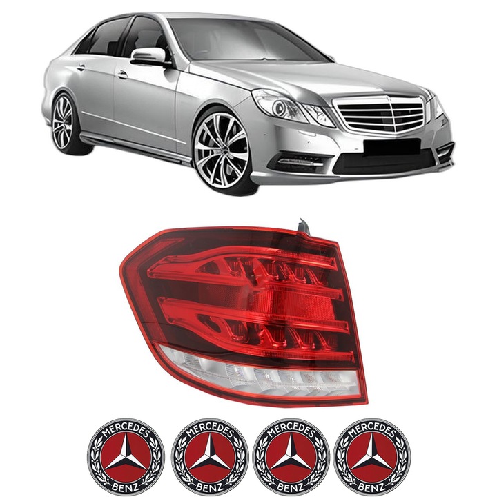 Lampa Stop Spate Stanga MERCEDES-BENZ E-CLASS (W212) din 2009-2016, Auto, DEPO, 4x Stickere auto cu MERCEDES-BENZ