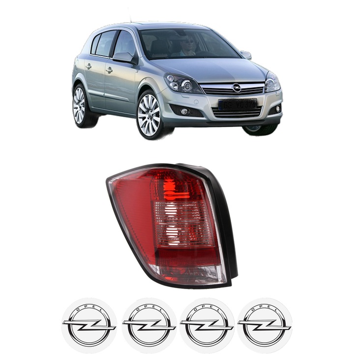 Lampa Stop Spate Stanga OPEL ASTRA H CLASSIC Hatchback (A04) din 2009, Auto, DEPO, 4x Stickere auto cu OPEL