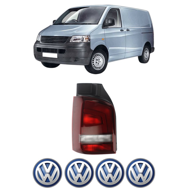 Lampa Stop Spate Stanga Volkswagen TRANSPORTER T5 Van (7HA, 7HH, 7EA, 7EH) din 2003-2015, Auto, TYC, 4x Stickere auto cu Volkswagen