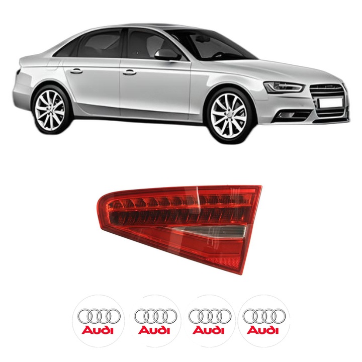 Lampa Stop Spate Dreapta AUDI A4 B8 (8K2) din 2007-2015, Auto, DEPO, 4x Stickere auto cu AUDI