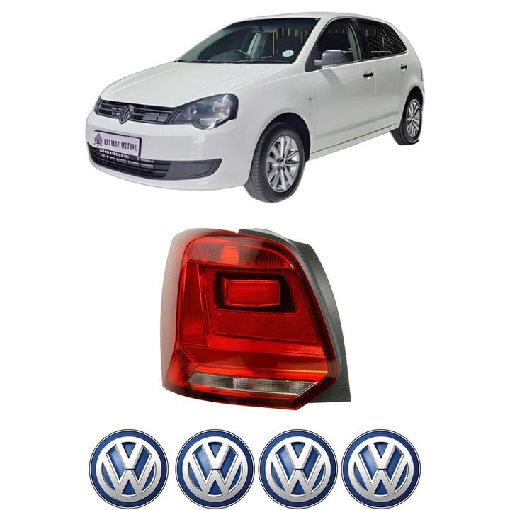 Lampa Stop Spate Stanga Volkswagen POLO VIVO Hatchback (6S1, 6S3) din 2010-2019, Auto, DEPO, 4x Stickere auto cu Volkswagen