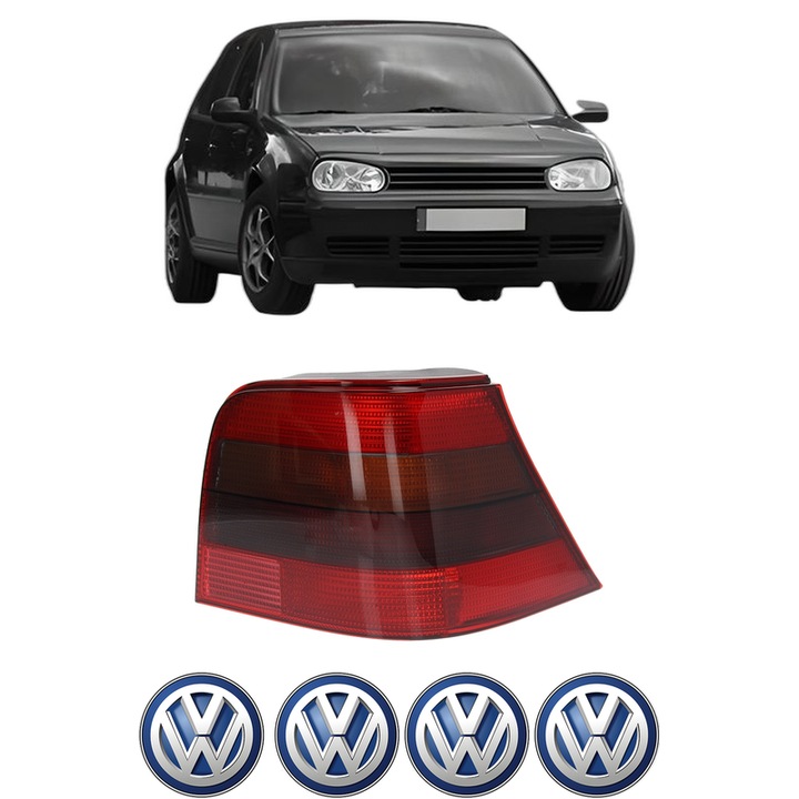 Lampa Stop Spate Dreapta Volkswagen GOLF IV Van (1J1) din 1997-2004, Auto, TYC, 4x Stickere auto cu Volkswagen