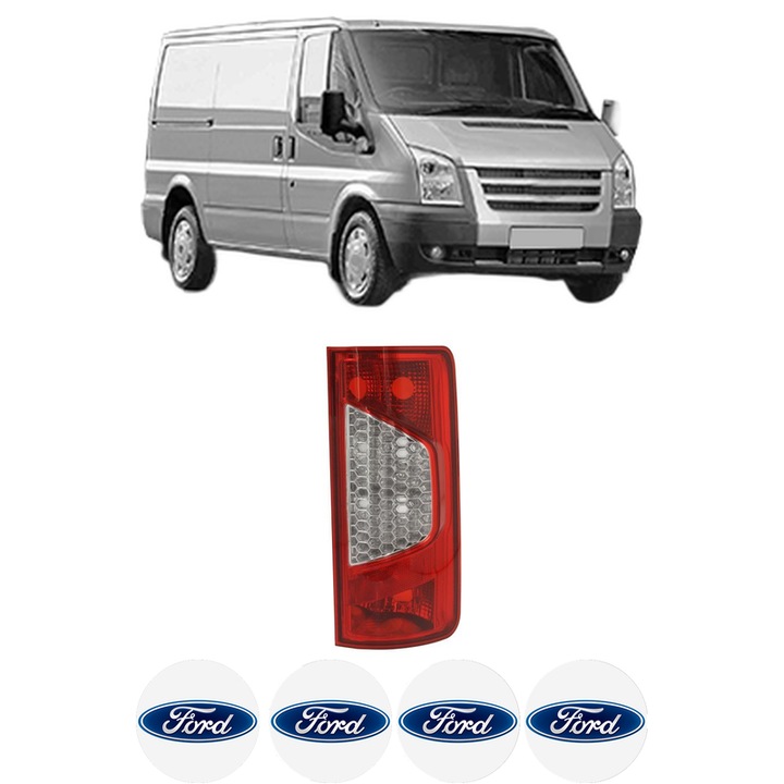 Lampa Stop Spate Dreapta FORD TRANSIT Van (FA_ _) din 2000-2014, Auto, DEPO, 4x Stickere auto cu FORD