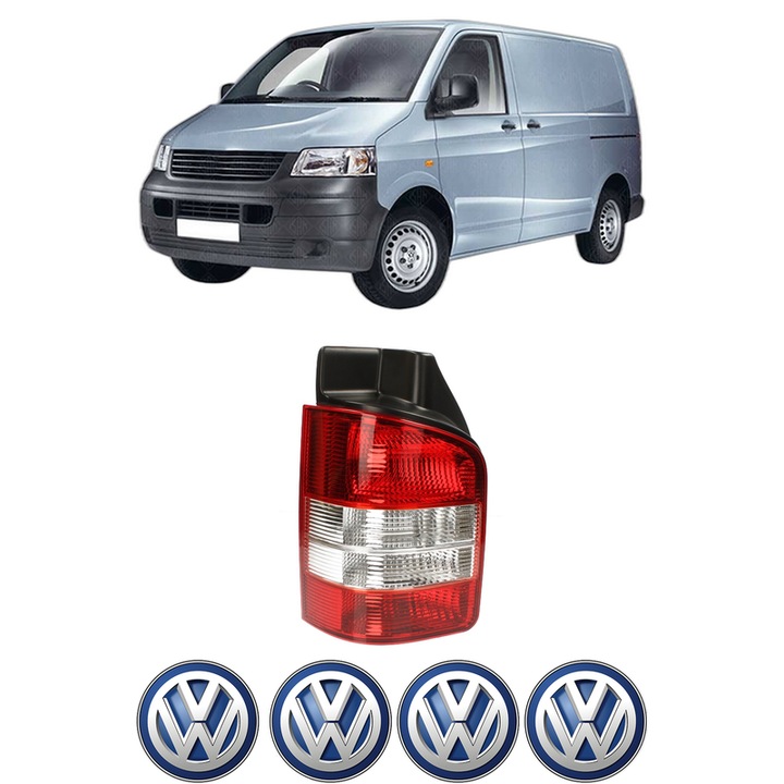 Lampa Stop Spate Stanga Volkswagen TRANSPORTER T5 Van (7HA, 7HH, 7EA, 7EH) din 2003-2015, Auto, DEPO, 4x Stickere auto cu Volkswagen