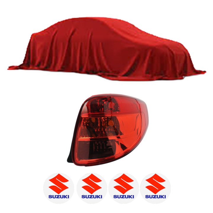 Lampa Stop Spate Dreapta SUZUKI SX4 (EY, GY) din 2006-2015, Auto, DEPO, 4x Stickere auto cu SUZUKI