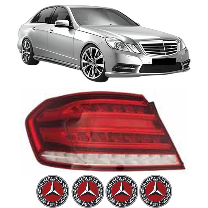 Lampa Stop Spate Stanga MERCEDES-BENZ E-CLASS (W212) din 2009-2016, Auto, DEPO, 4x Stickere auto cu MERCEDES-BENZ