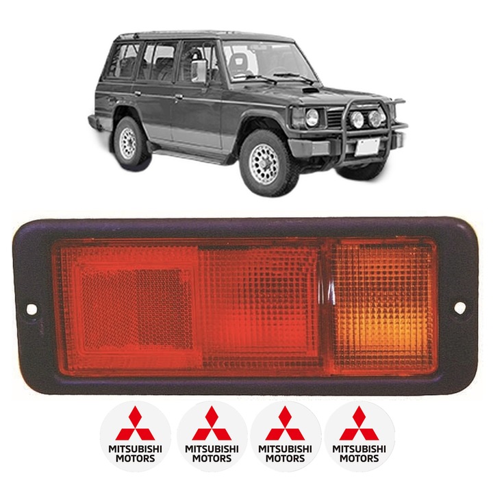 Lampa Stop Spate Dreapta MITSUBISHI PAJERO II (V1_, V3_) din 1991, Auto, DEPO, 4x Stickere auto cu MITSUBISHI
