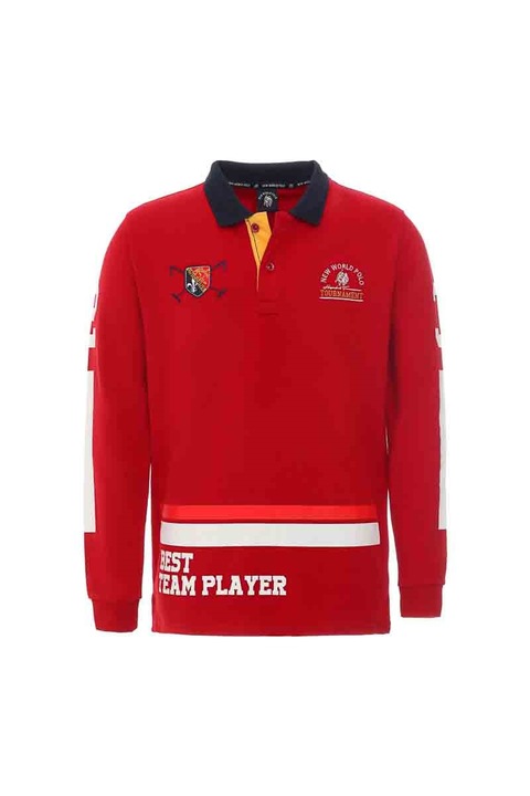 Férfi blúzok, Grand Polo Club, 264400, Piros