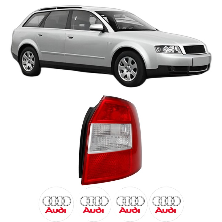 Lampa Stop Spate Dreapta AUDI A4 B6 Avant (8E5) din 2001-2004, Auto, DEPO, 4x Stickere auto cu AUDI