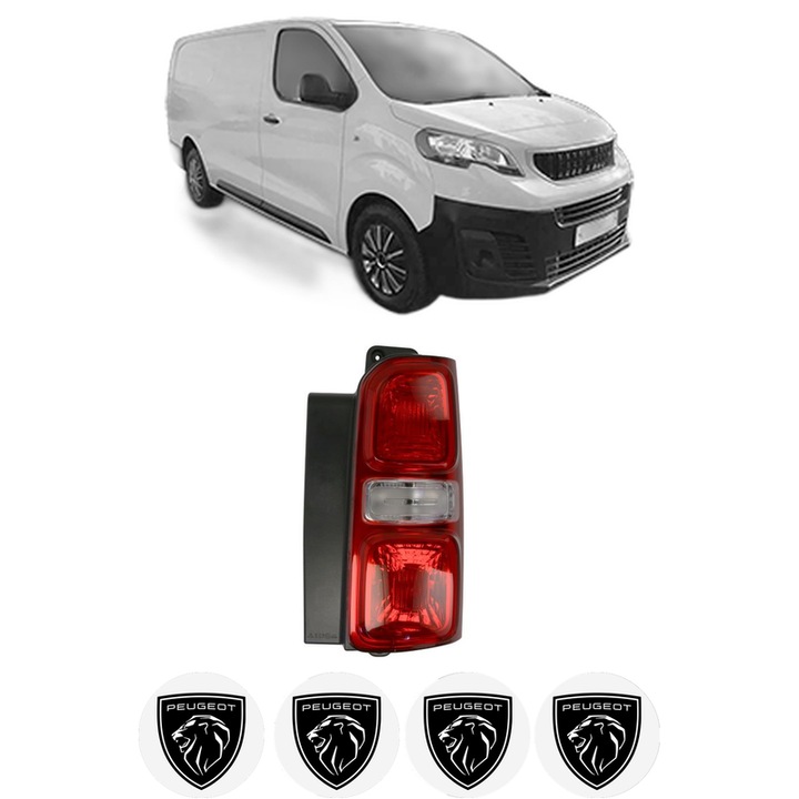 Lampa Stop Spate Dreapta PEUGEOT EXPERT Van (V_) din 2016-2024, Auto, DEPO, 4x Stickere auto cu PEUGEOT