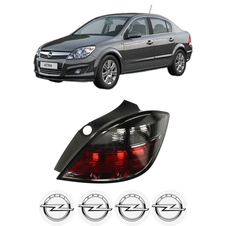 Lampa Stop Spate Dreapta OPEL ASTRA H CLASSIC Saloon (A04) din 2009-2014, Auto, DEPO, 4x Stickere auto cu OPEL