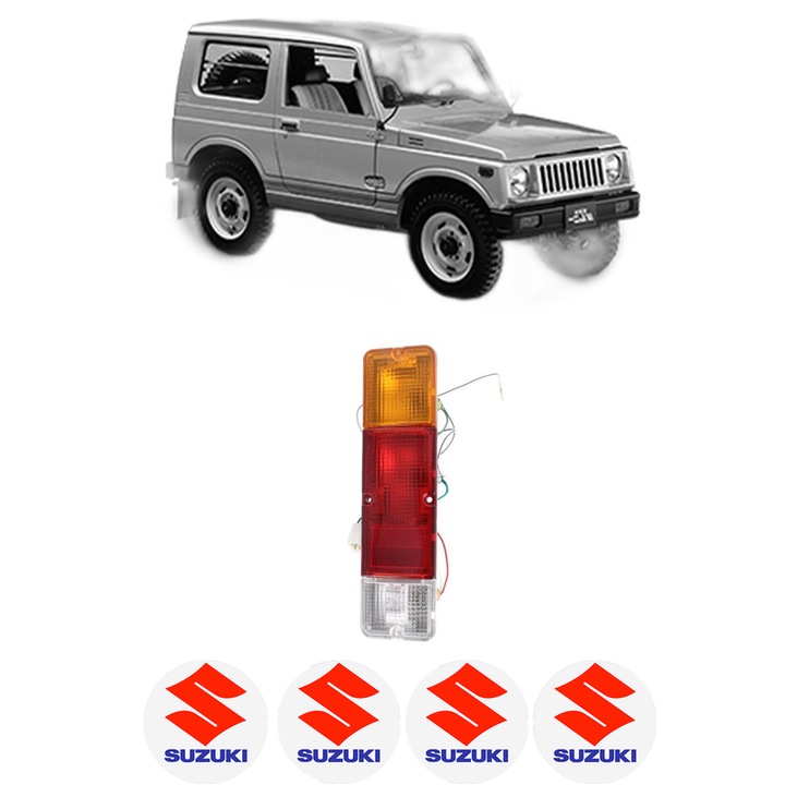 Lampa Stop Spate Dreapta SUZUKI SJ410 din 1981-1988, Auto, DEPO, 4x Stickere auto cu SUZUKI