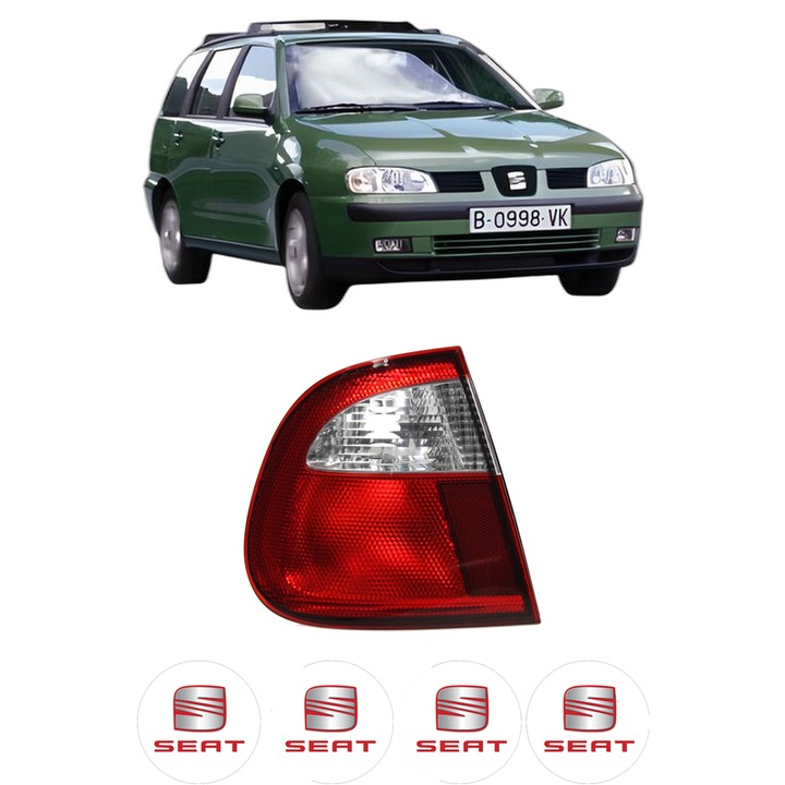 Lampa Stop Spate Stanga SEAT CORDOBA VARIO Estate Van (6K5) din 2000-2002, Auto, DEPO, 4x Stickere auto cu SEAT
