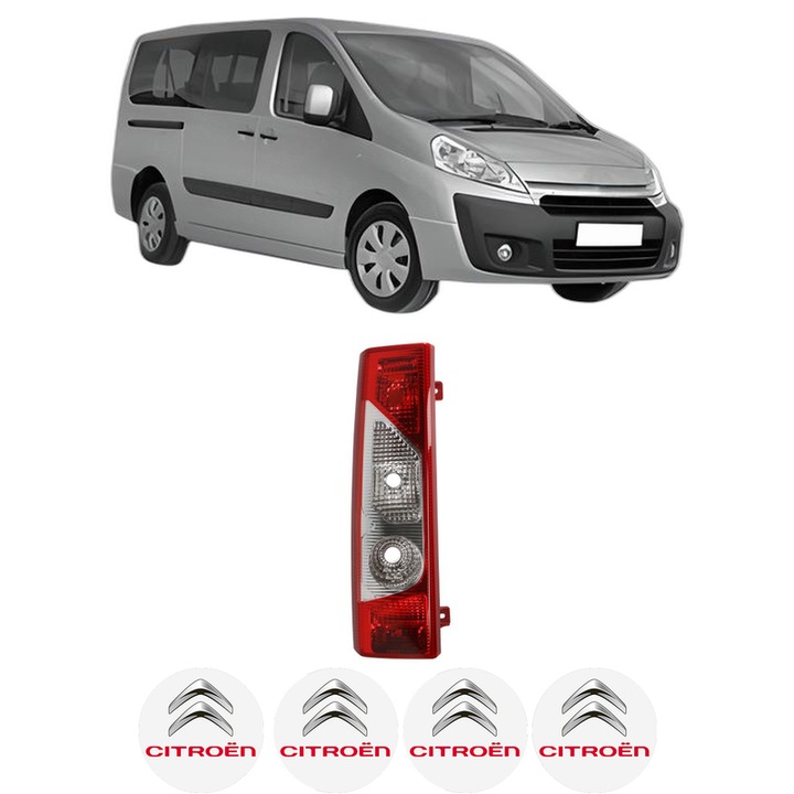 Lampa Stop Spate Stanga CITROEN JUMPY II (VF7) din 2007-2016, Auto, TYC, 4x Stickere auto cu CITROEN