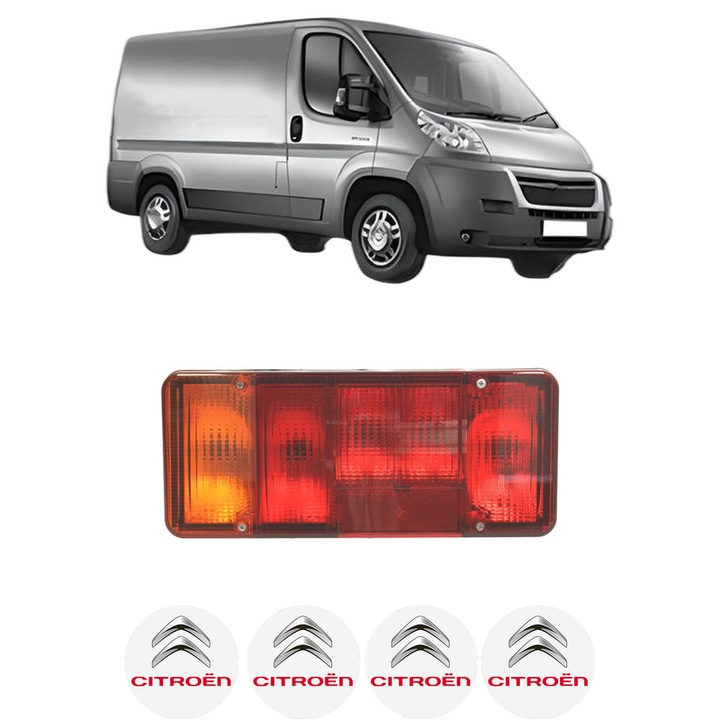 Lampa Stop Spate Stanga CITROEN JUMPER II Van din 2006-2023, Auto, DEPO, 4x Stickere auto cu CITROEN