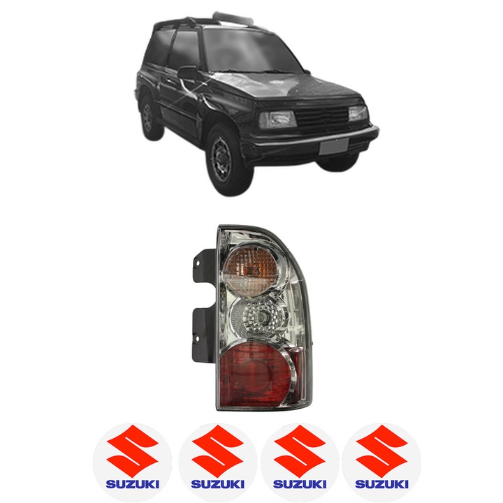 Lampa Stop Spate Dreapta SUZUKI VITARA (ET) din 2003-2005, Auto, DEPO, 4x Stickere auto cu SUZUKI