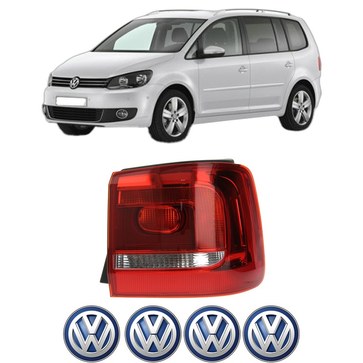 Lampa Stop Spate Dreapta Volkswagen TOURAN VAN (1T3) din 2010-2015, Auto, DEPO, 4x Stickere auto cu Volkswagen