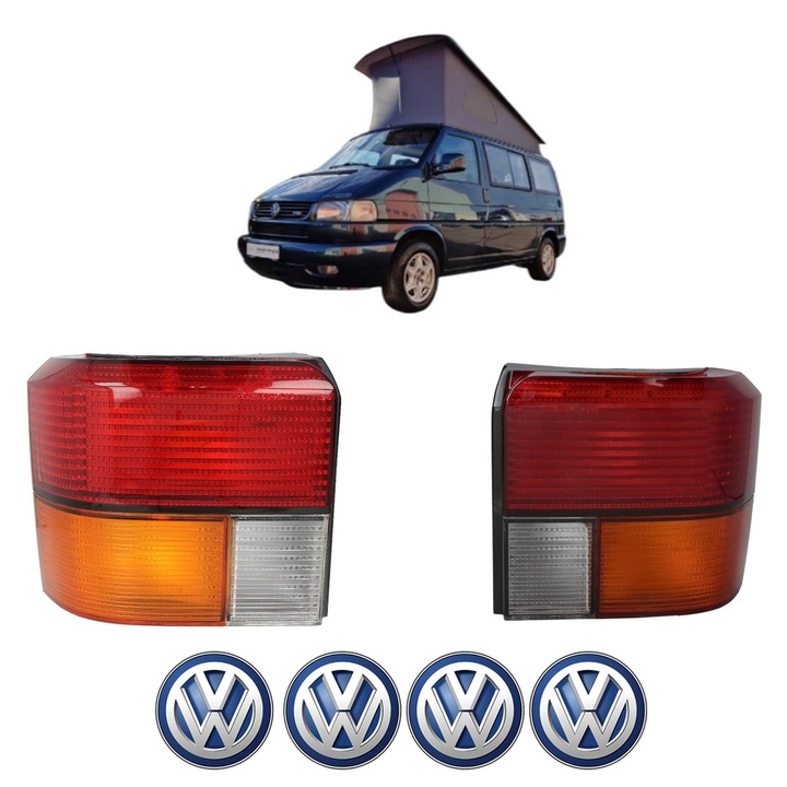 Set Stopuri Spate Stanga Dreapta Volkswagen CALIFORNIA T4 Camper (7DJ, 7DK, 70J) din 1994-2003, Auto, TYC, 4x Stickere auto cu Volkswagen