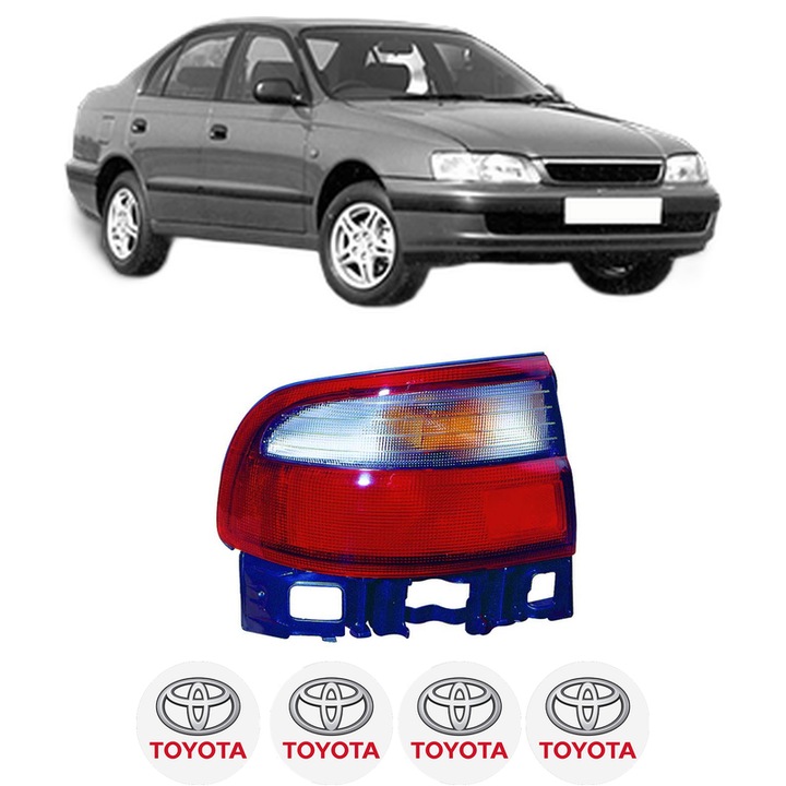 Lampa Stop Spate Stanga TOYOTA CARINA E VI Saloon (_T19_) din 1992-1997, Auto, DEPO, 4x Stickere auto cu TOYOTA