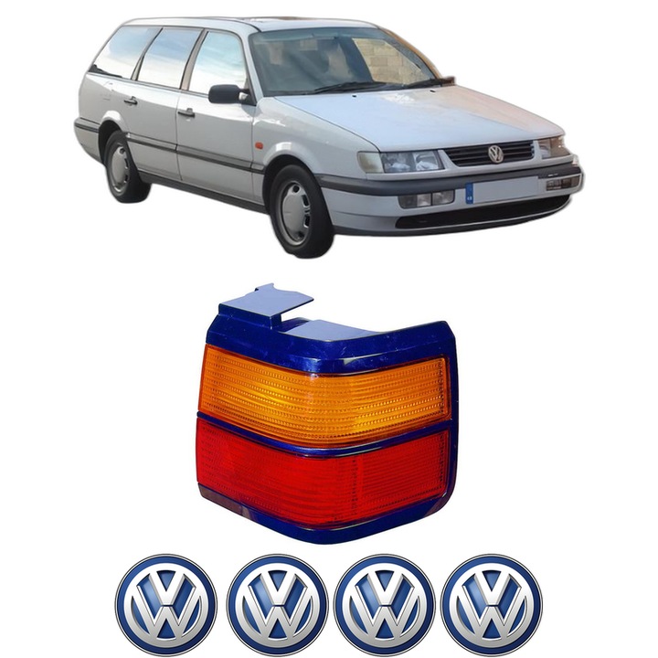 Lampa Stop Spate Dreapta Volkswagen PASSAT B3/B4 (315, 3A5) din 1989-1995, Auto, DEPO, 4x Stickere auto cu Volkswagen