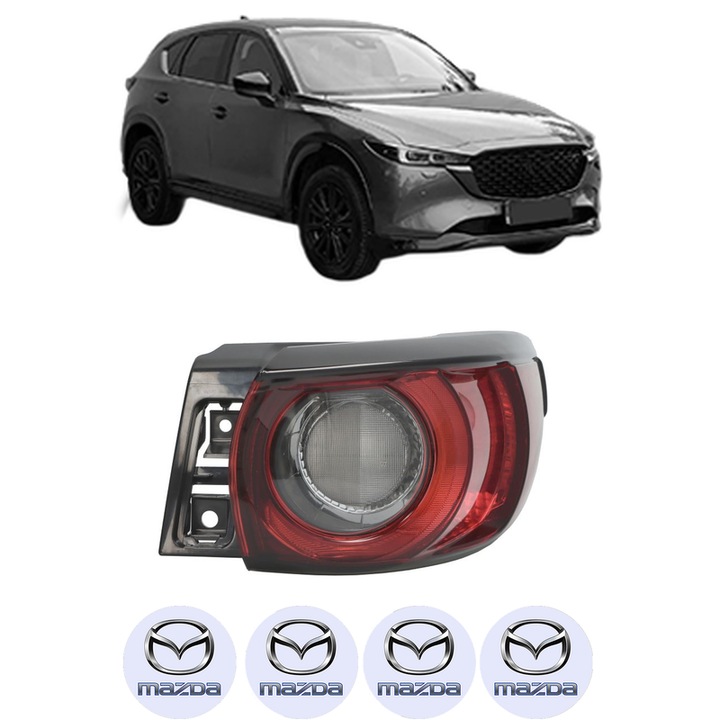 Lampa Stop Spate Dreapta MAZDA CX-5 (KF) din 2016-2022, Auto, DEPO, 4x Stickere auto cu MAZDA