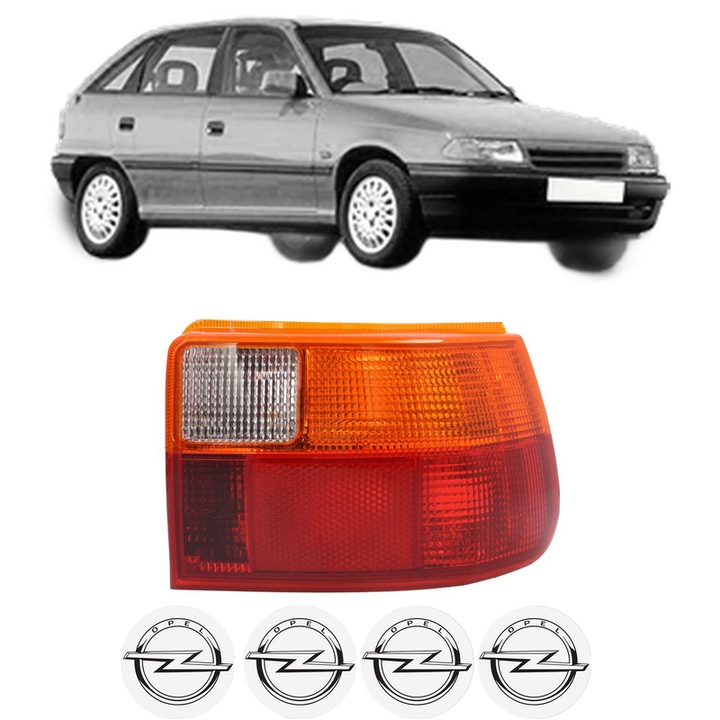 Lampa Stop Spate Dreapta OPEL ASTRA F Saloon (T92) din 1991-1998, Auto, TYC, 4x Stickere auto cu OPEL