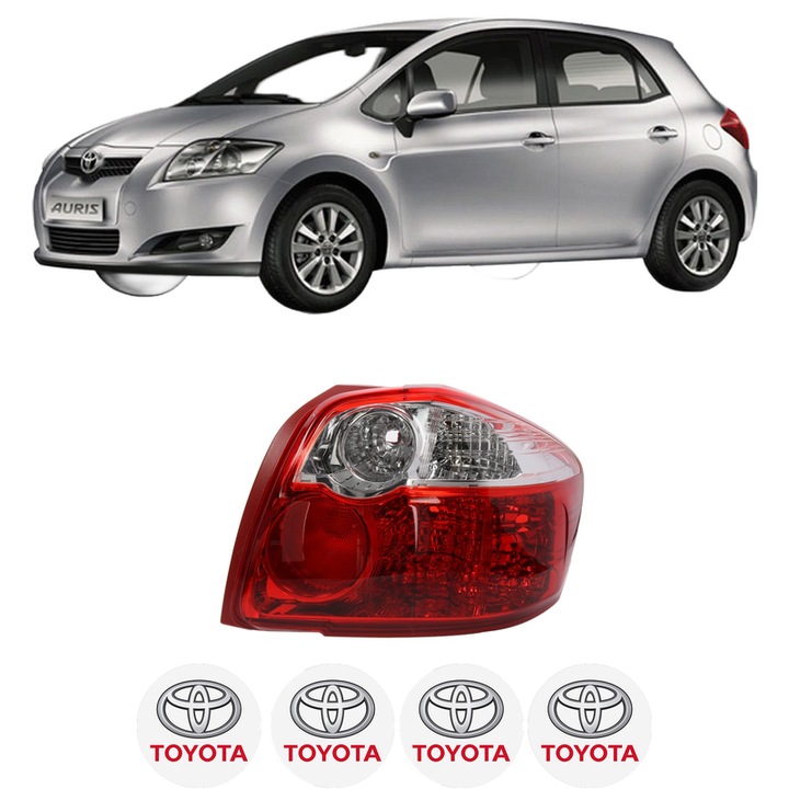 Lampa Stop Spate Dreapta TOYOTA AURIS (_E15_) din 2006-2012, Auto, TYC, 4x Stickere auto cu TOYOTA