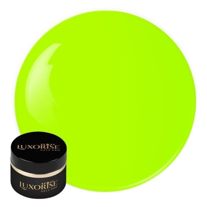 Gel UV Constructie Unghii RevoFlex Neon LUXORISE 15ml, Yellow