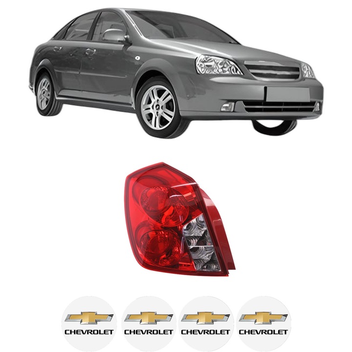 Lampa Stop Spate Stanga CHEVROLET LACETTI (J200) din 2005-2013, Auto, DEPO, 4x Stickere auto cu CHEVROLET