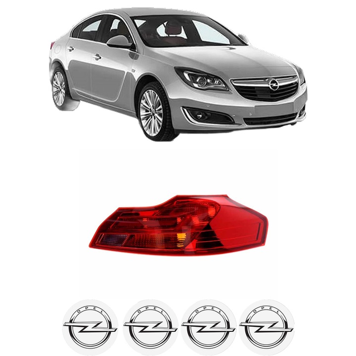 Lampa Stop Spate Dreapta OPEL INSIGNIA A (G09) din 2008-2017, Auto, TYC, 4x Stickere auto cu OPEL
