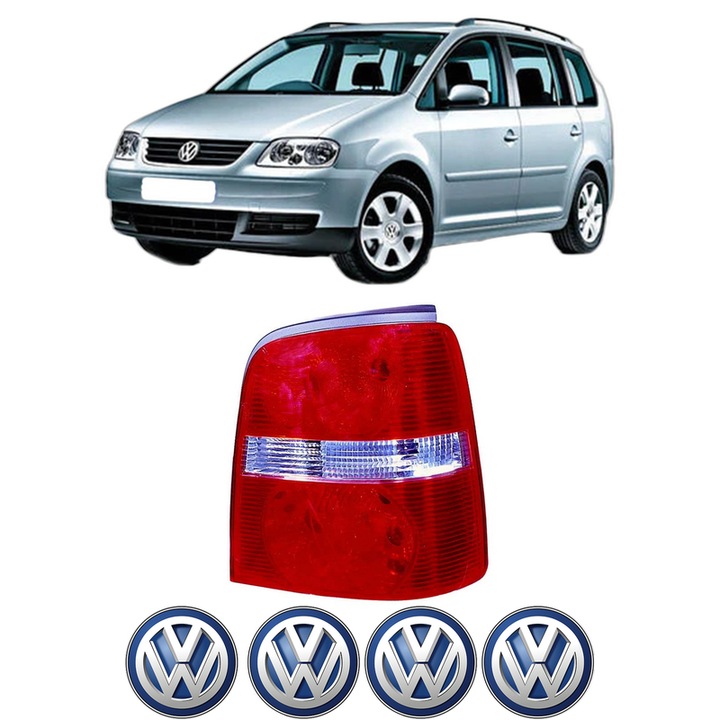 Lampa Stop Spate Dreapta Volkswagen TOURAN VAN (1T1, 1T2) din 2003-2010, Auto, DEPO, 4x Stickere auto cu Volkswagen