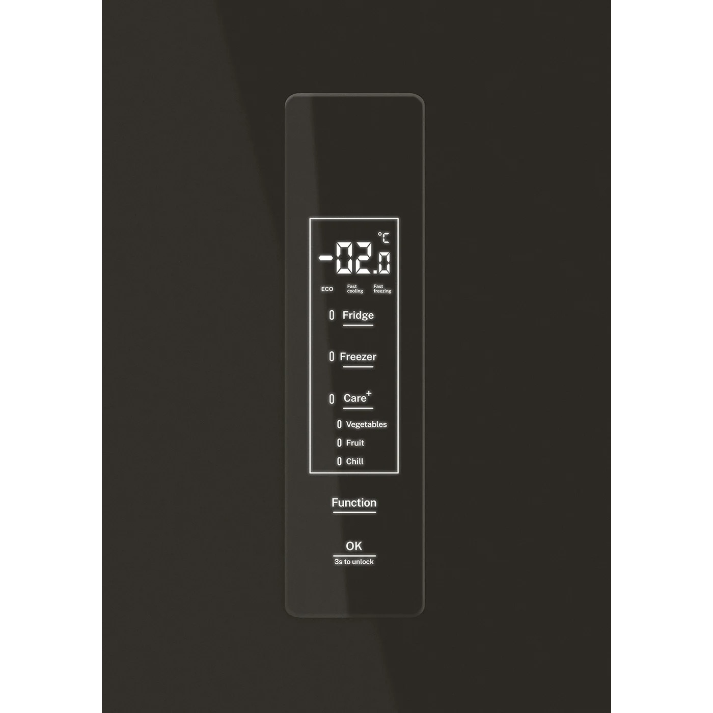 Frigider No Frost French Door cu usi din sticla CREATE, Studio Pro Flex, 401 litri, H 190 cm, congelator 149 litri, Tehnologie Inverter, temperatura reglabila, 3 rafturi din sticla, 4 compartimente pe usa, sistem Care, functie MultiAirFlow, negru