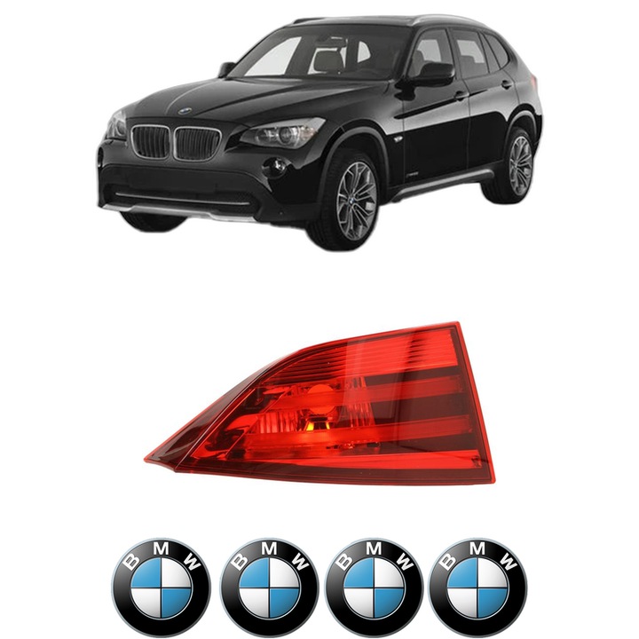 Lampa Stop Spate Stanga BMW Seria X1 (E84) din 2009-2015, Auto, DEPO, 4x Stickere auto cu BMW