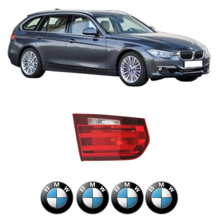Lampa Stop Spate Stanga BMW Seria 3 Touring Van (F31) din 2012-2019, Auto, DEPO, 4x Stickere auto cu BMW