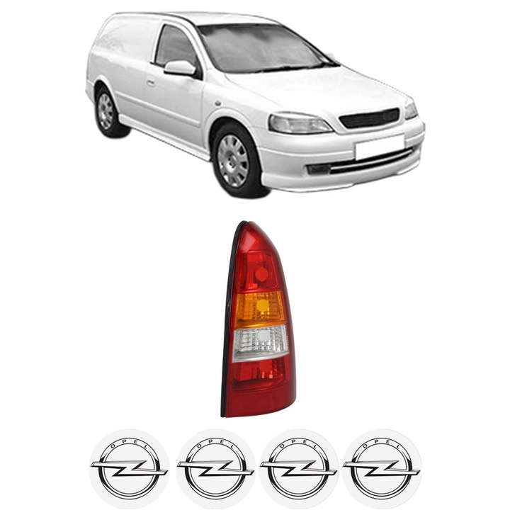 Lampa Stop Spate Dreapta OPEL ASTRA G Estate Van (F70) din 1998-2005, Auto, TYC, 4x Stickere auto cu OPEL