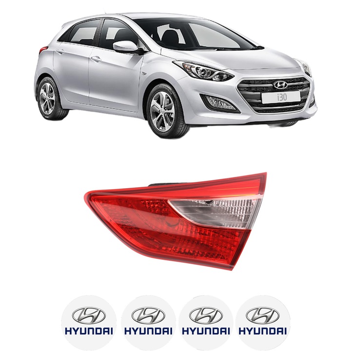 Lampa Stop Spate Dreapta HYUNDAI i30 (GD) din 2011-2016, Auto, TYC, 4x Stickere auto cu HYUNDAI