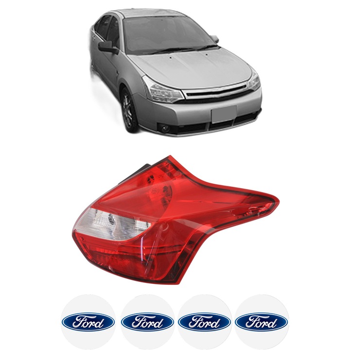Lampa Stop Spate Dreapta FORD USA FOCUS din 1998-2021, Auto, DEPO, 4x Stickere auto cu FORD USA