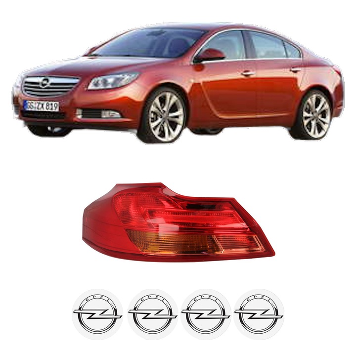 Lampa Stop Spate Stanga OPEL INSIGNIA A Saloon (G09) din 2008-2017, Auto, TYC, 4x Stickere auto cu OPEL