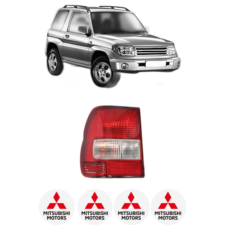 Lampa Stop Spate Stanga MITSUBISHI PAJERO PININ I (H6_W, H7_W) din 1999-2007, Auto, DEPO, 4x Stickere auto cu MITSUBISHI