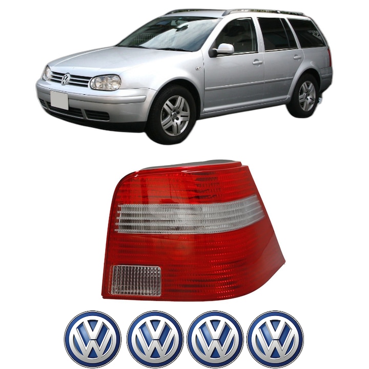 Lampa Stop Spate Dreapta Volkswagen GOLF VAN IV Variant (1J5) din 1999-2006, Auto, TYC, 4x Stickere auto cu Volkswagen