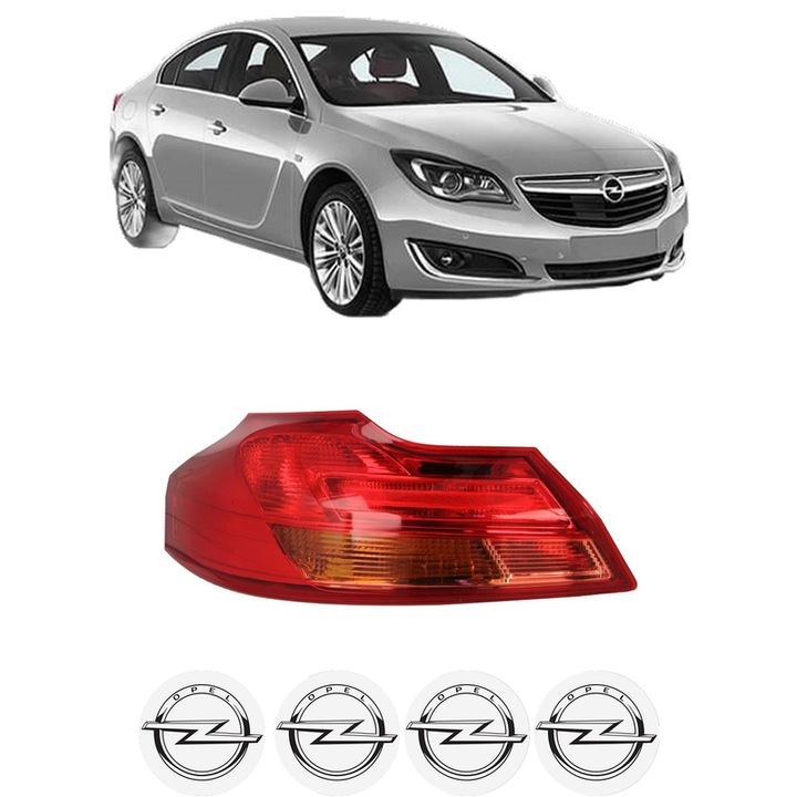 Lampa Stop Spate Stanga OPEL INSIGNIA A (G09) din 2008-2017, Auto, TYC, 4x Stickere auto cu OPEL