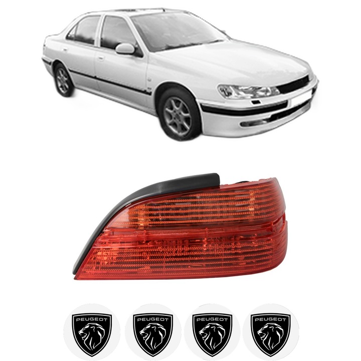 Lampa Stop Spate Dreapta PEUGEOT 406 (8B) din 1995-2004, Auto, TYC, 4x Stickere auto cu PEUGEOT