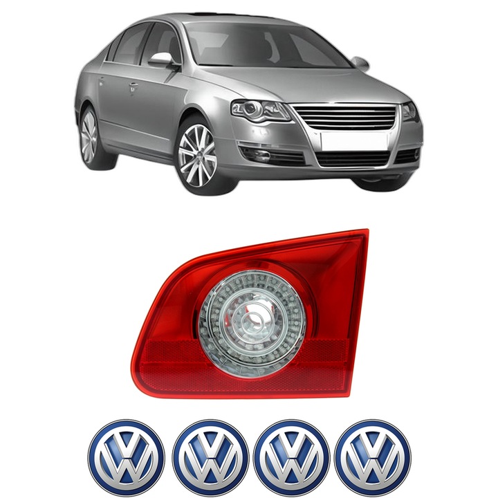 Lampa Stop Spate Dreapta Volkswagen PASSAT B6 (3C2) din 2005-2010, Auto, DEPO, 4x Stickere auto cu Volkswagen