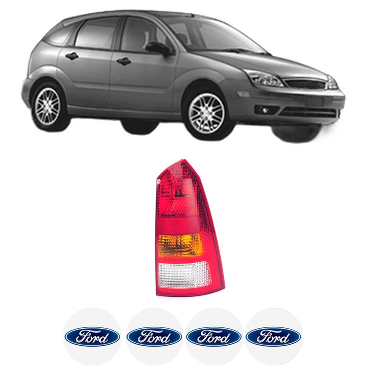Lampa Stop Spate Dreapta FORD USA FOCUS ZX5 din 2002-2004, Auto, DEPO, 4x Stickere auto cu FORD USA