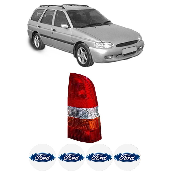 Lampa Stop Spate Dreapta FORD ESCORT CLASSIC Turnier (ANL) din 1999-2000, Auto, DEPO, 4x Stickere auto cu FORD