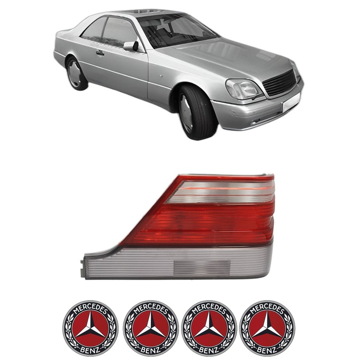 Lampa Stop Spate Dreapta MERCEDES-BENZ S-CLASS Coupe (C140) din 1992-1999, Auto, DEPO, 4x Stickere auto cu MERCEDES-BENZ