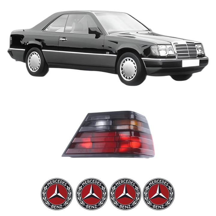 Lampa Stop Spate Dreapta MERCEDES-BENZ 124 Coupe (C124) din 1987-1993, Auto, DEPO, 4x Stickere auto cu MERCEDES-BENZ