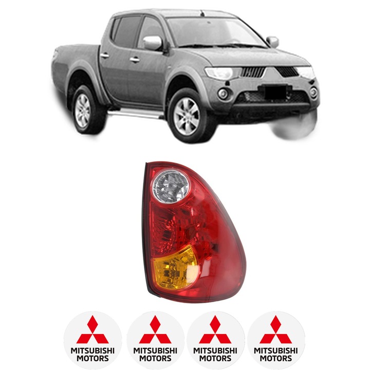 Lampa Stop Spate Dreapta MITSUBISHI L200 / TRITON (KA_T, KB_T) din 2005-2015, Auto, TYC, 4x Stickere auto cu MITSUBISHI